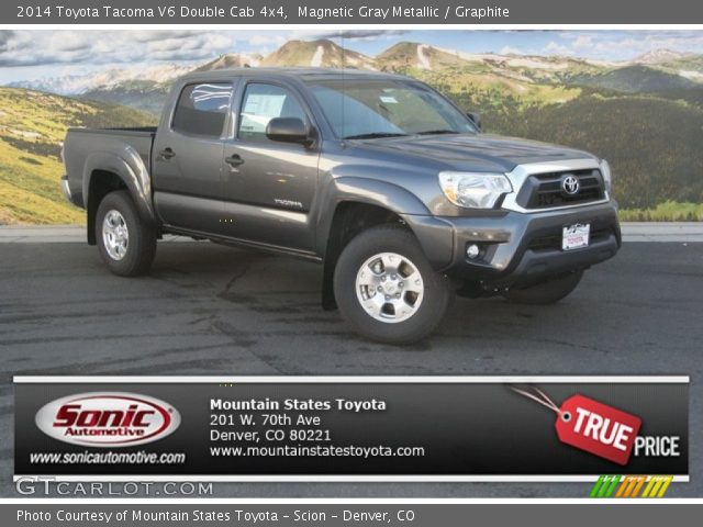 2014 Toyota Tacoma V6 Double Cab 4x4 in Magnetic Gray Metallic
