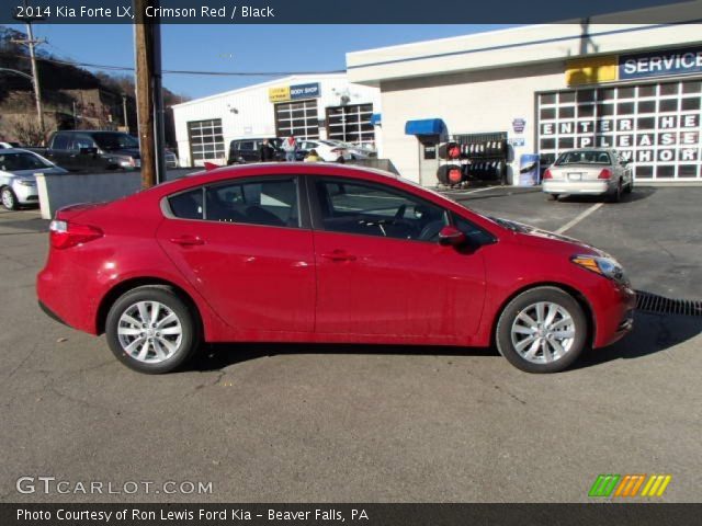 2014 Kia Forte LX in Crimson Red