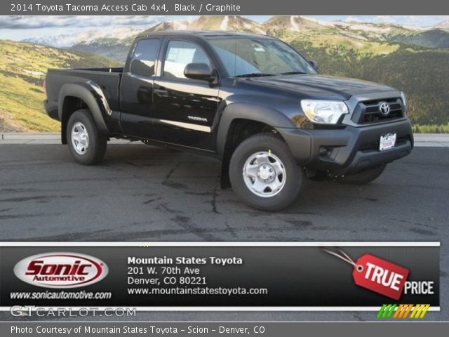 2014 Toyota Tacoma Access Cab 4x4 in Black