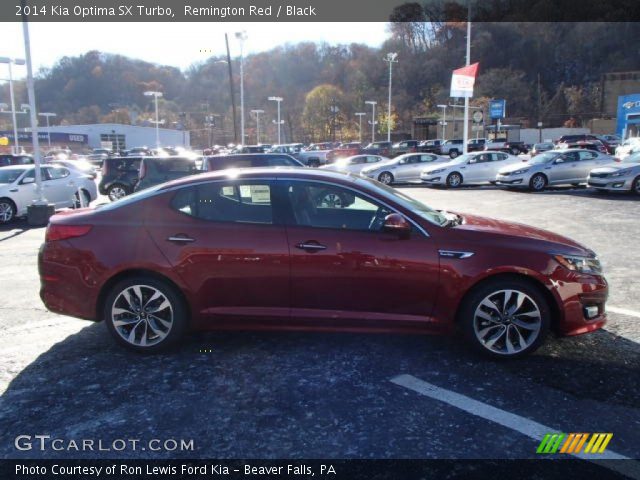 2014 Kia Optima SX Turbo in Remington Red