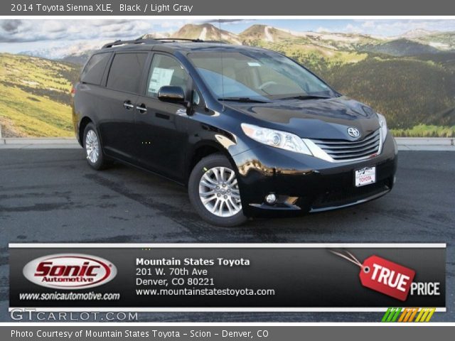 2014 Toyota Sienna XLE in Black
