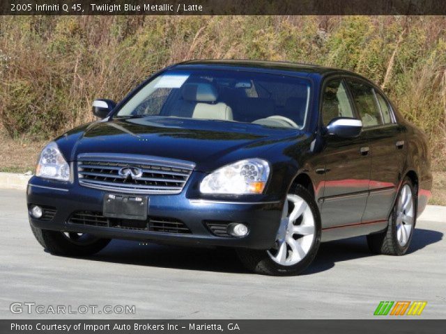 2005 Infiniti Q 45 in Twilight Blue Metallic