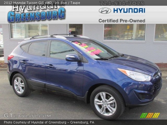 2012 Hyundai Tucson GLS AWD in Iris Blue