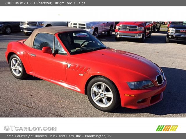 2000 BMW Z3 2.3 Roadster in Bright Red