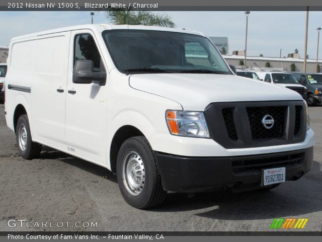 2012 Nissan NV 1500 S in Blizzard White