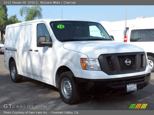 2012 Nissan NV 1500 S in Blizzard White