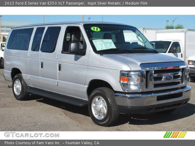 2013 Ford E Series Van E350 XLT Passenger in Ingot Silver Metallic