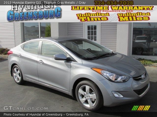 2013 Hyundai Elantra GLS in Titanium Gray Metallic