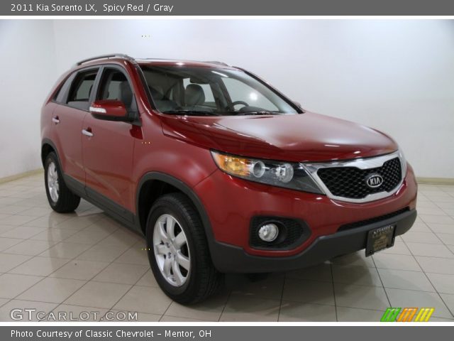 2011 Kia Sorento LX in Spicy Red