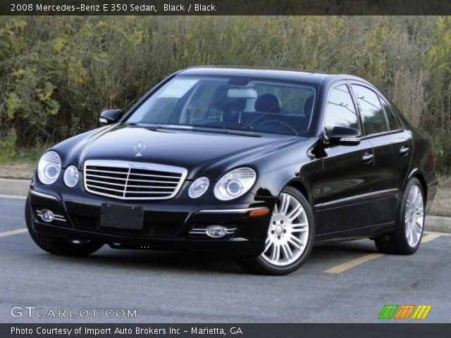 2008 Mercedes-Benz E 350 Sedan in Black