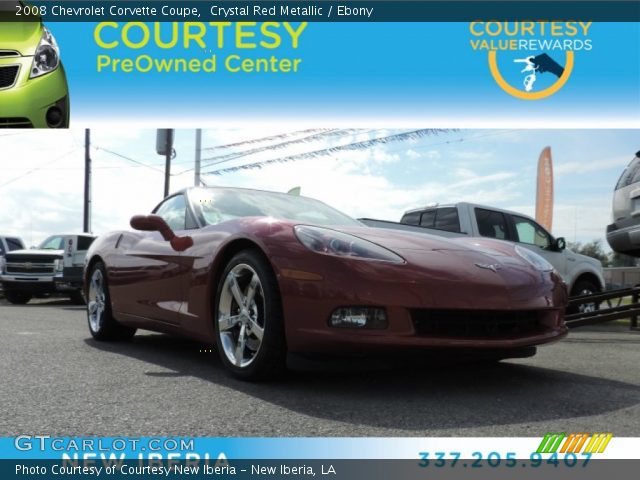 2008 Chevrolet Corvette Coupe in Crystal Red Metallic
