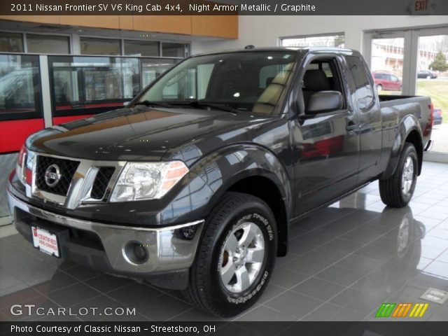 2011 Nissan Frontier SV V6 King Cab 4x4 in Night Armor Metallic