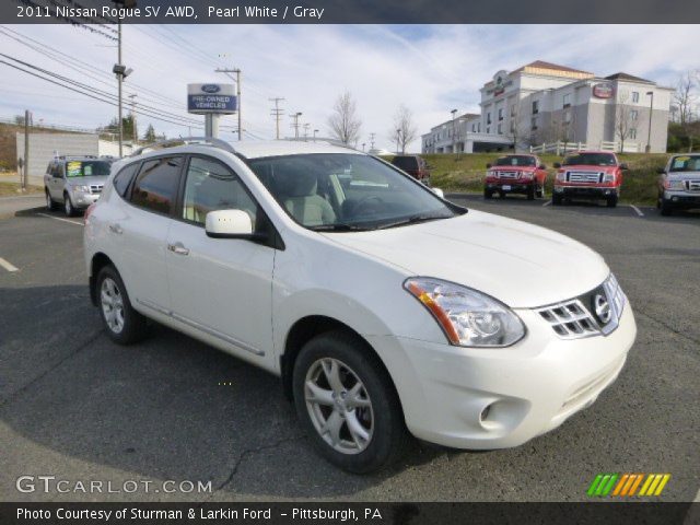 2011 Nissan Rogue SV AWD in Pearl White