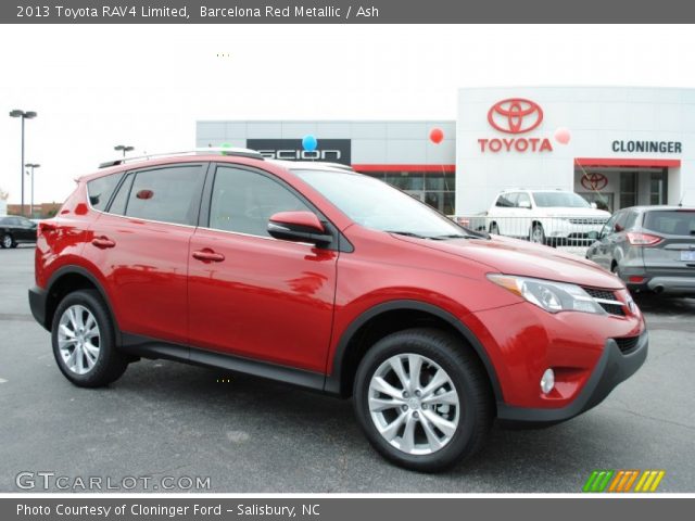 2013 Toyota RAV4 Limited in Barcelona Red Metallic