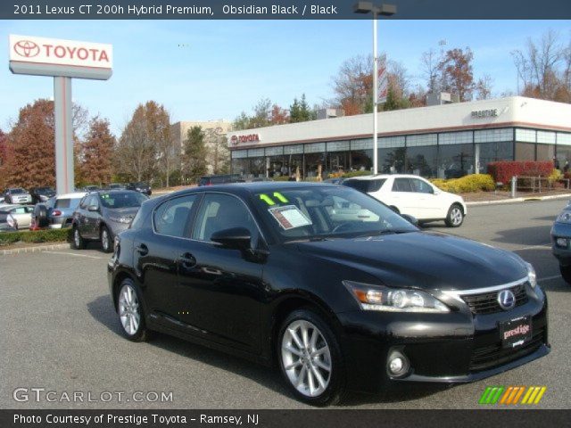 2011 Lexus CT 200h Hybrid Premium in Obsidian Black