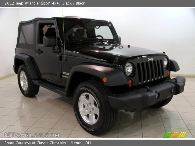 2012 Jeep Wrangler Sport 4x4 in Black