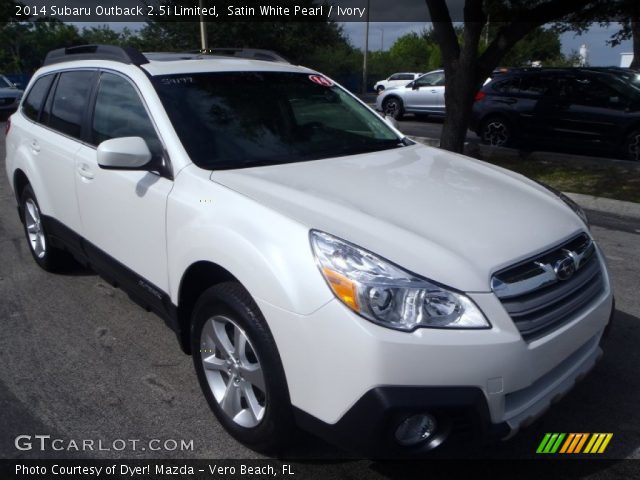 2014 Subaru Outback 2.5i Limited in Satin White Pearl