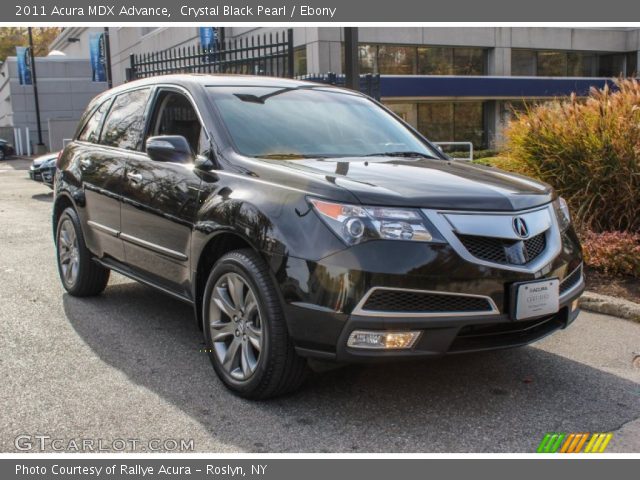 2011 Acura MDX Advance in Crystal Black Pearl