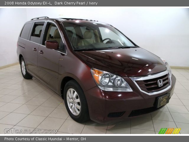 2008 Honda Odyssey EX-L in Dark Cherry Pearl