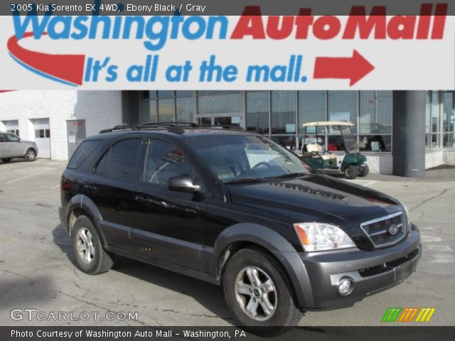 2005 Kia Sorento EX 4WD in Ebony Black