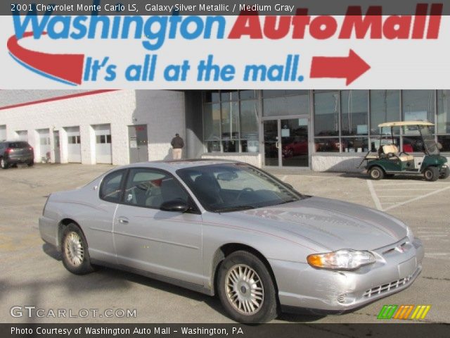 2001 Chevrolet Monte Carlo LS in Galaxy Silver Metallic