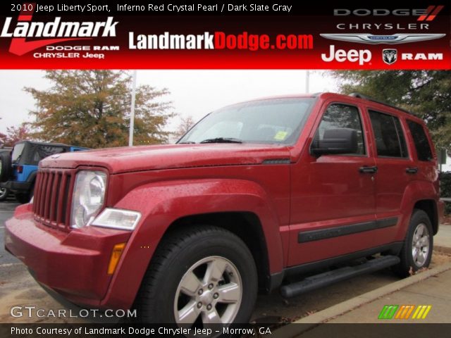 2010 Jeep Liberty Sport in Inferno Red Crystal Pearl