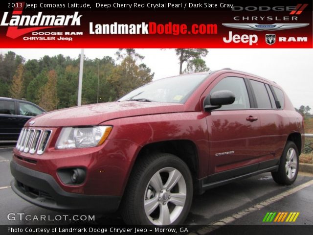 2013 Jeep Compass Latitude in Deep Cherry Red Crystal Pearl