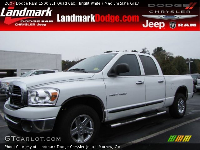 2007 Dodge Ram 1500 SLT Quad Cab in Bright White