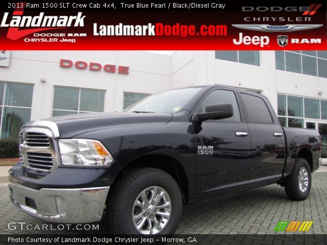 2013 Ram 1500 SLT Crew Cab 4x4 in True Blue Pearl