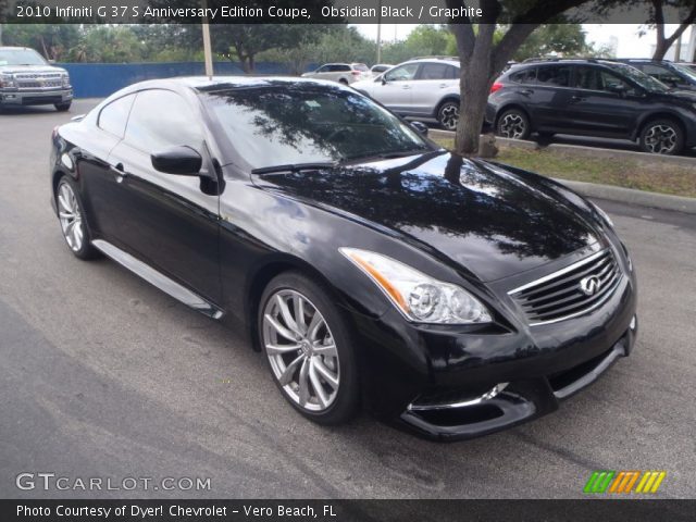 2010 Infiniti G 37 S Anniversary Edition Coupe in Obsidian Black