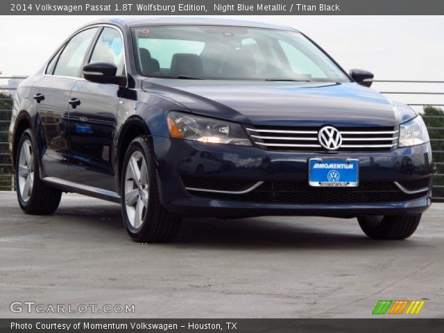 2014 Volkswagen Passat 1.8T Wolfsburg Edition in Night Blue Metallic