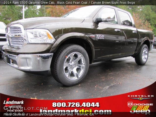2014 Ram 1500 Laramie Crew Cab in Black Gold Pearl Coat