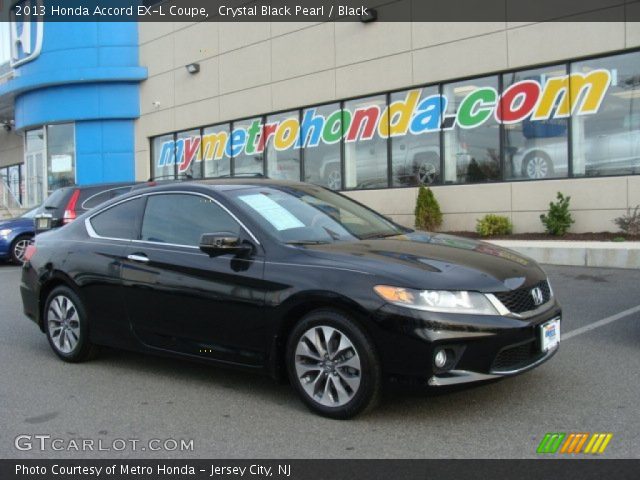 2013 Honda Accord EX-L Coupe in Crystal Black Pearl