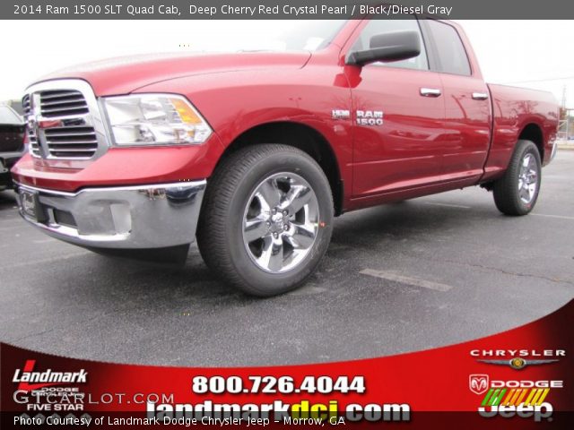 2014 Ram 1500 SLT Quad Cab in Deep Cherry Red Crystal Pearl