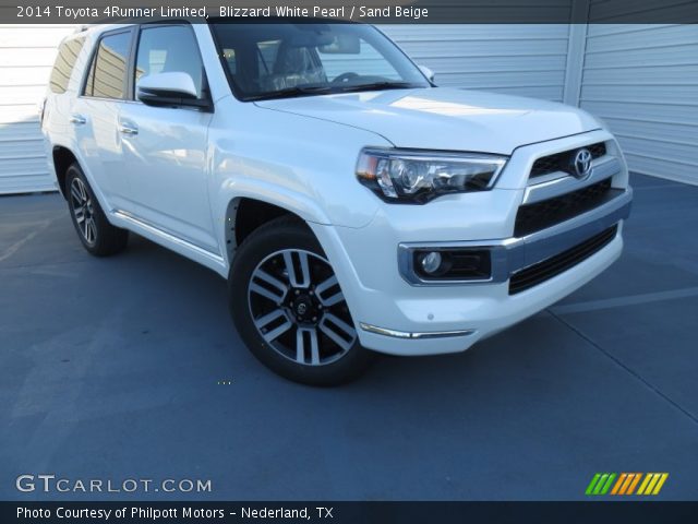 2014 Toyota 4Runner Limited in Blizzard White Pearl