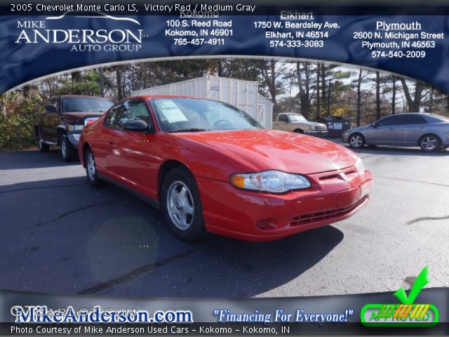 2005 Chevrolet Monte Carlo LS in Victory Red