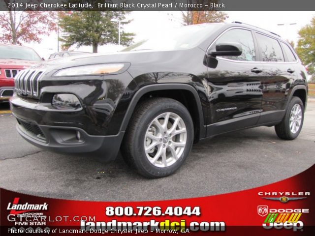 2014 Jeep Cherokee Latitude in Brilliant Black Crystal Pearl