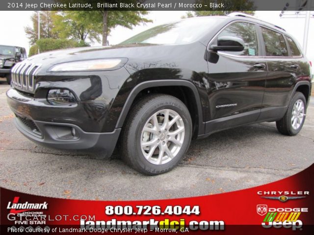2014 Jeep Cherokee Latitude in Brilliant Black Crystal Pearl