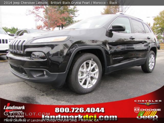 2014 Jeep Cherokee Latitude in Brilliant Black Crystal Pearl