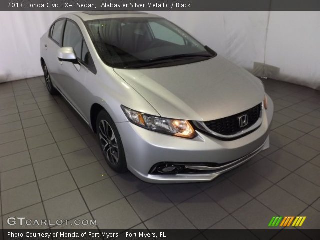 2013 Honda Civic EX-L Sedan in Alabaster Silver Metallic