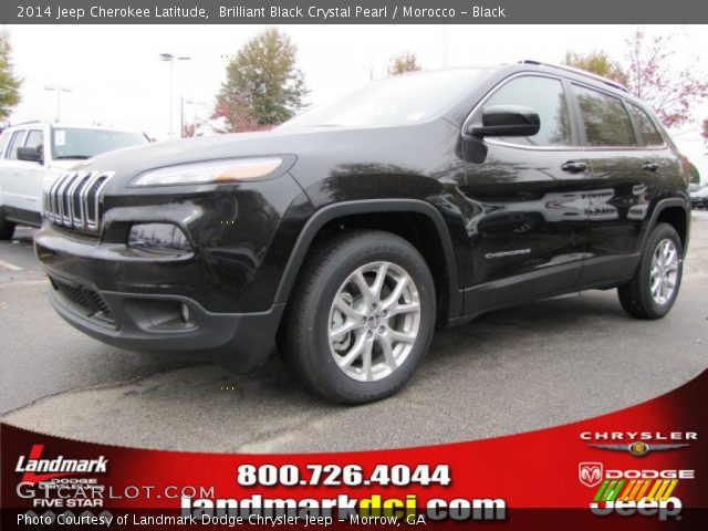 2014 Jeep Cherokee Latitude in Brilliant Black Crystal Pearl