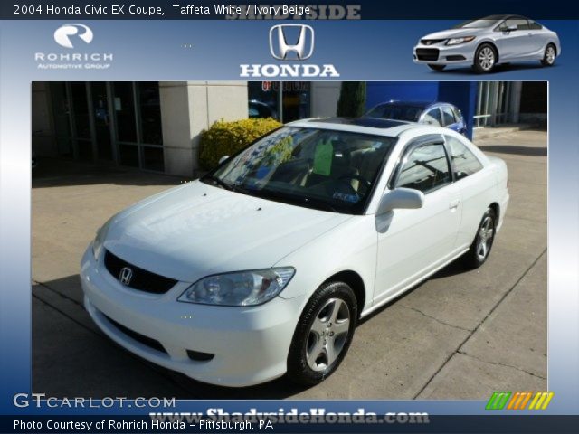 2004 Honda Civic EX Coupe in Taffeta White