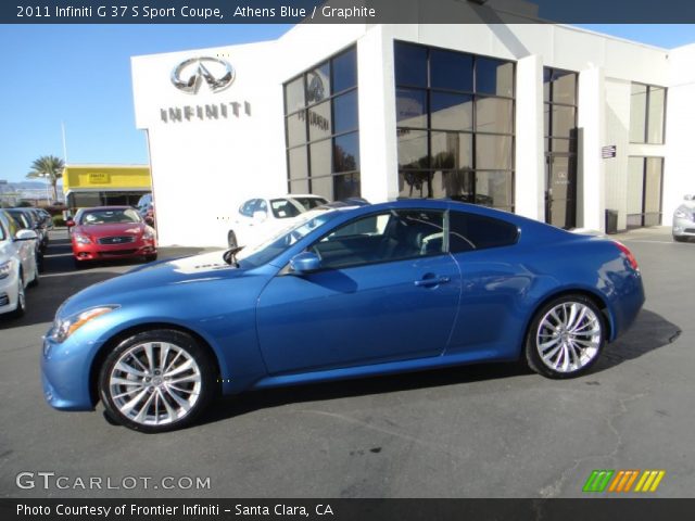 2011 Infiniti G 37 S Sport Coupe in Athens Blue