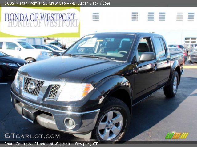 2009 Nissan Frontier SE Crew Cab 4x4 in Super Black