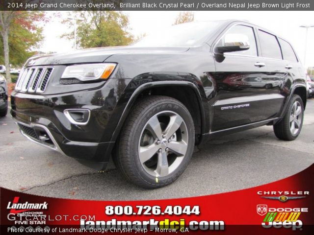 2014 Jeep Grand Cherokee Overland in Brilliant Black Crystal Pearl