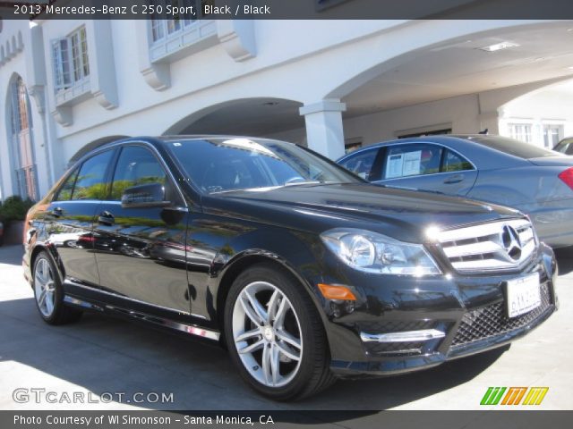 2013 Mercedes-Benz C 250 Sport in Black