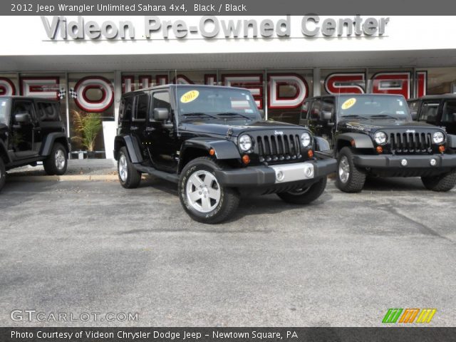2012 Jeep Wrangler Unlimited Sahara 4x4 in Black