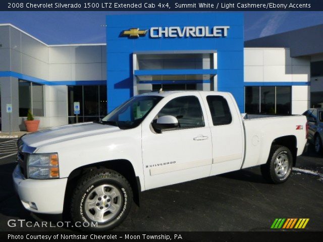 2008 Chevrolet Silverado 1500 LTZ Extended Cab 4x4 in Summit White