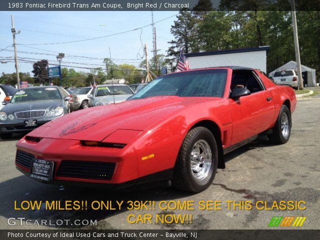 1983 Pontiac Firebird Trans Am Coupe in Bright Red