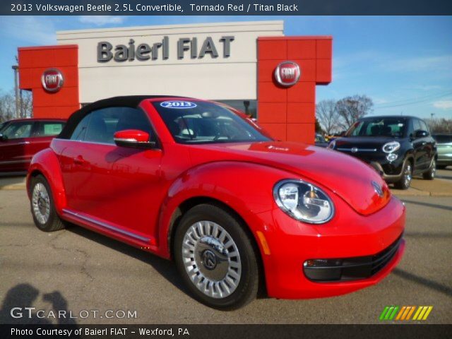 2013 Volkswagen Beetle 2.5L Convertible in Tornado Red